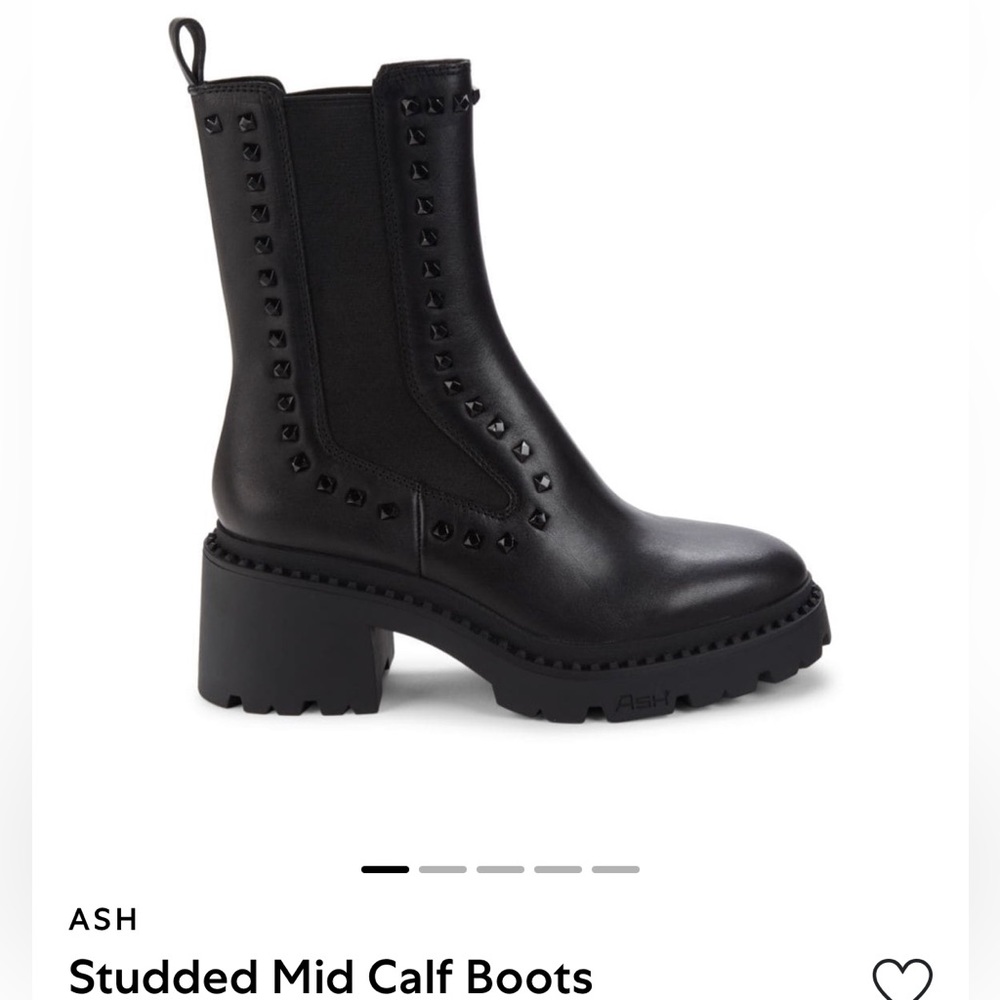 Ash studded combat boots size 38✨leather
